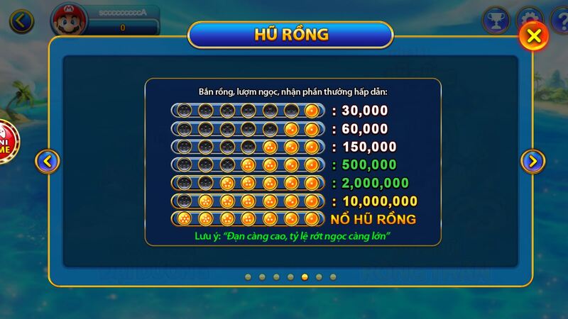 Hũ rồng với thưởng siêu khủng